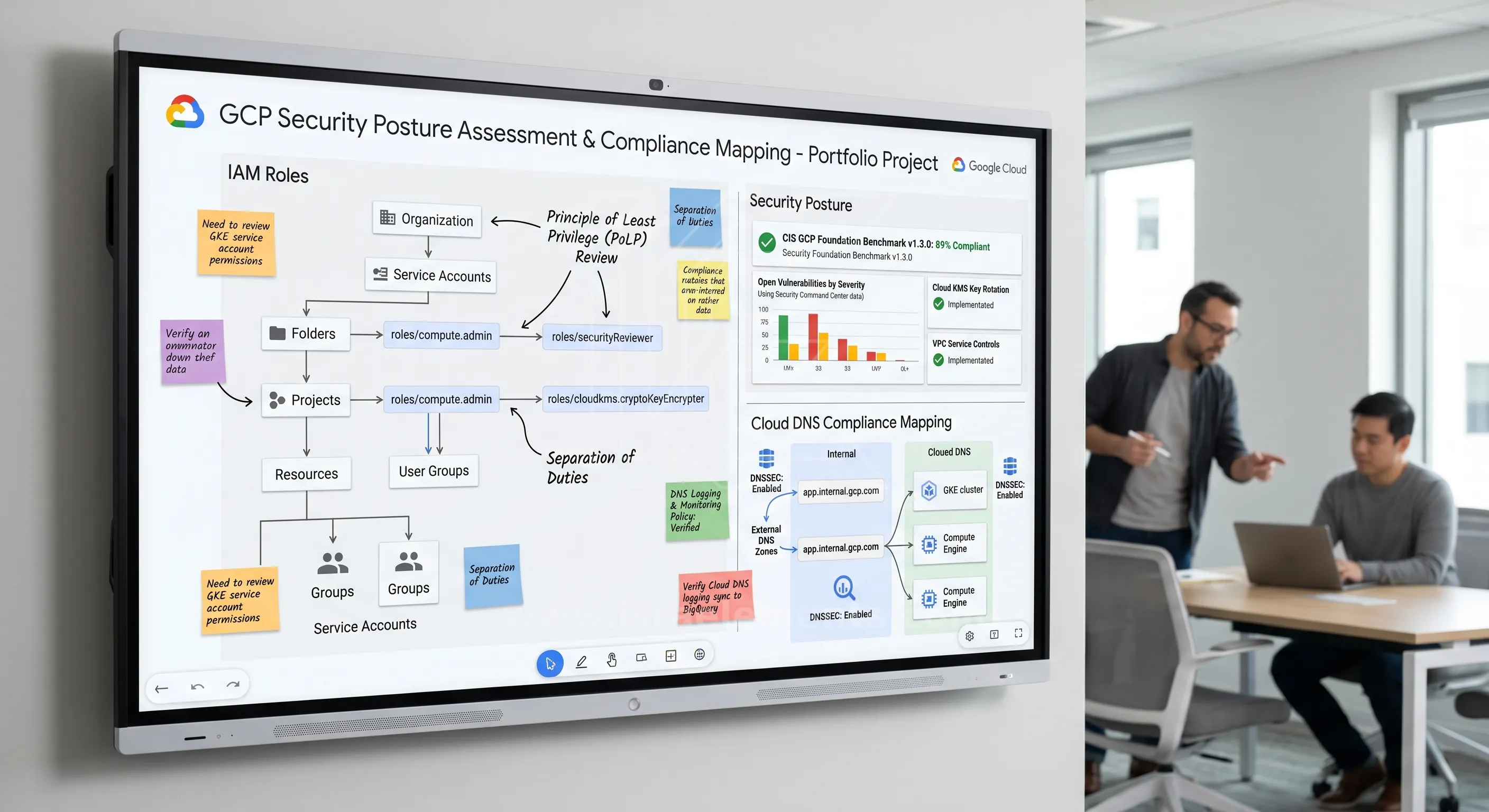 GCP Infrastructure Security Assessment
